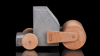 Illustration for article titled Kid-Proof Construction Toys Made From Concrete